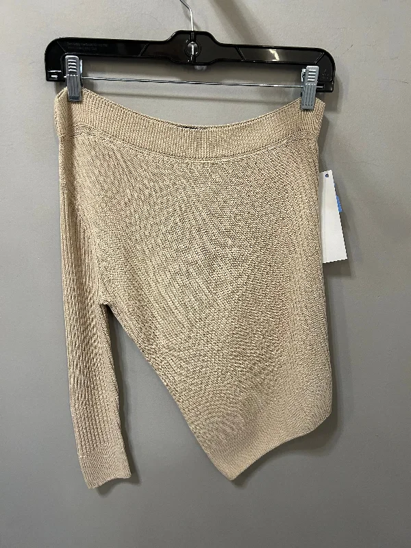 Sweater By Massimo Dutti In Tan, Size: Xs