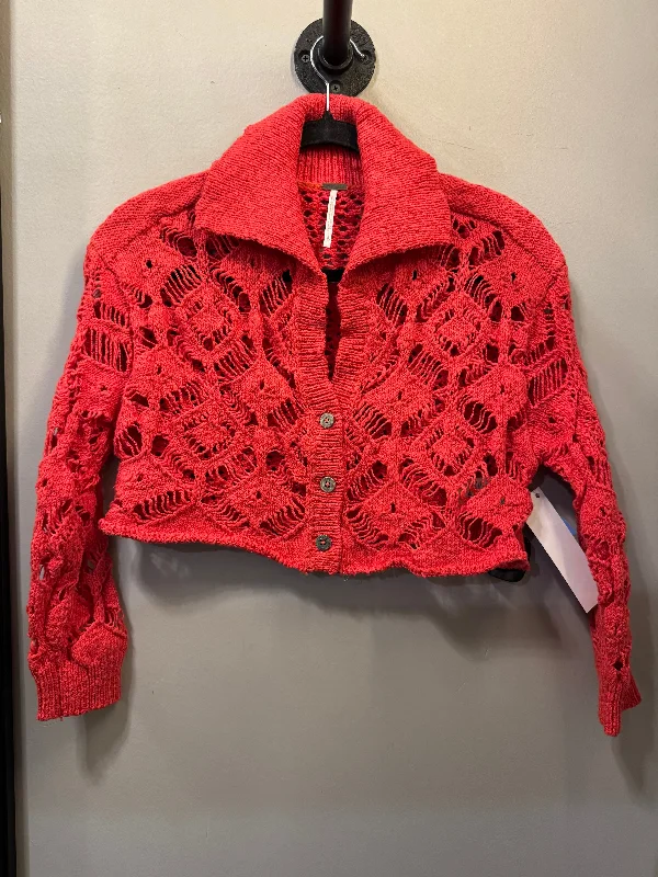 Sweater By Free People In Orange, Size: S