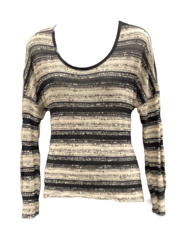 Sweater By Windsor In Black & Cream, Size: M