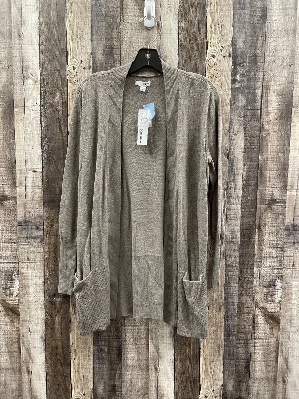 Cardigan By Sonoma In Taupe, Size: L