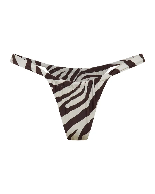 Rhodes Bottom Zebra Brown