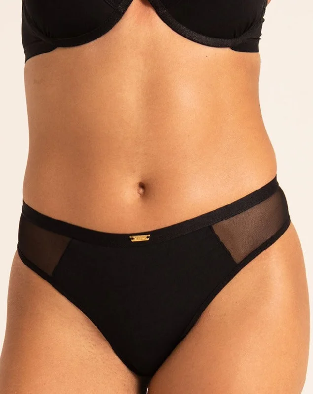 Panty Orsay Negro