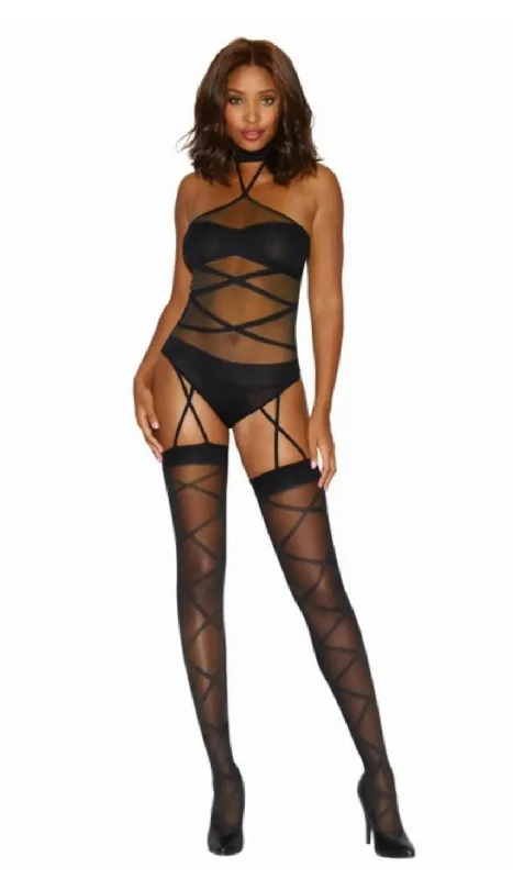 Criss-Cross Bodystocking