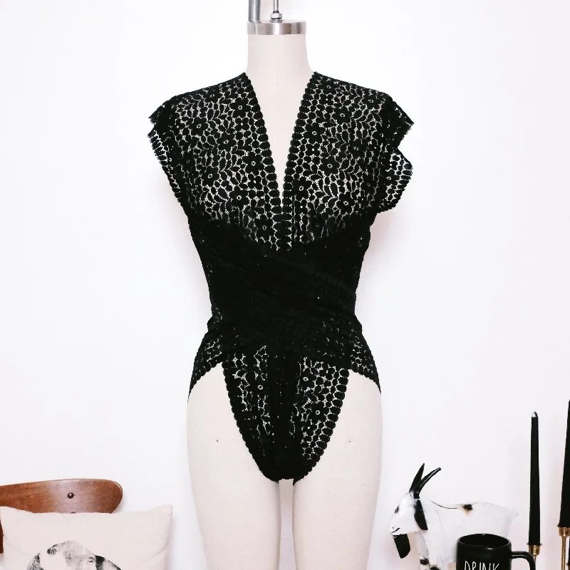 Black Lace Bodysuit