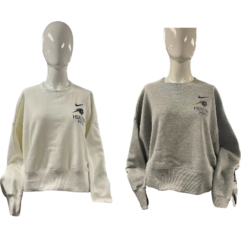 Women's Cropped Sweatshirt, Charger, Heritage Hall