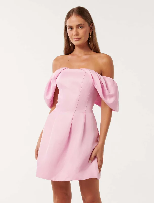 Jacquie Off Shoulder Mini Dress