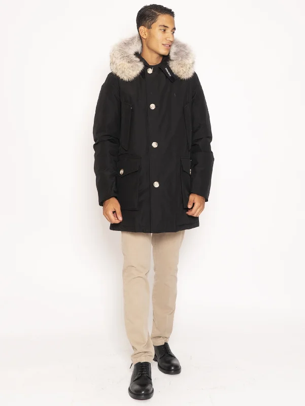 Giaccone Parka in Ramar - Nero