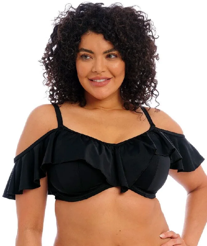 Elomi Swim Plain Sailing Underwired Bikini Top - Black