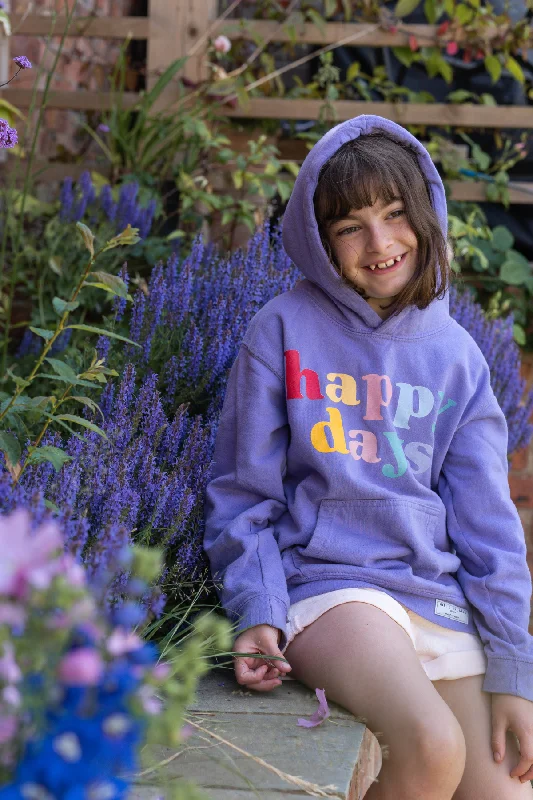 KID: Happy Days Lavender Hoodie