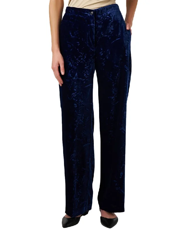 Seventy Velvet Wide Leg Cashmere Pant