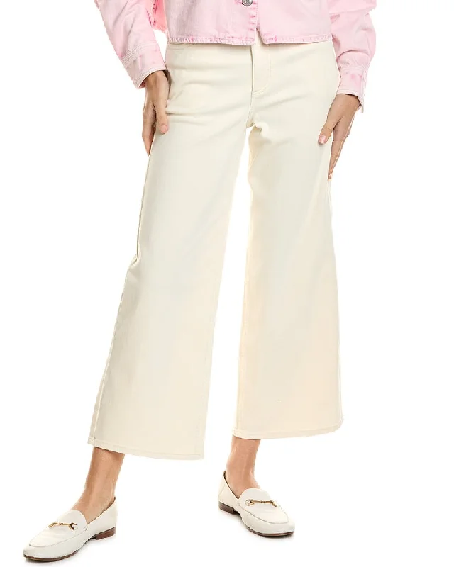 rag & bone Annie Ecru Wide Leg Jean