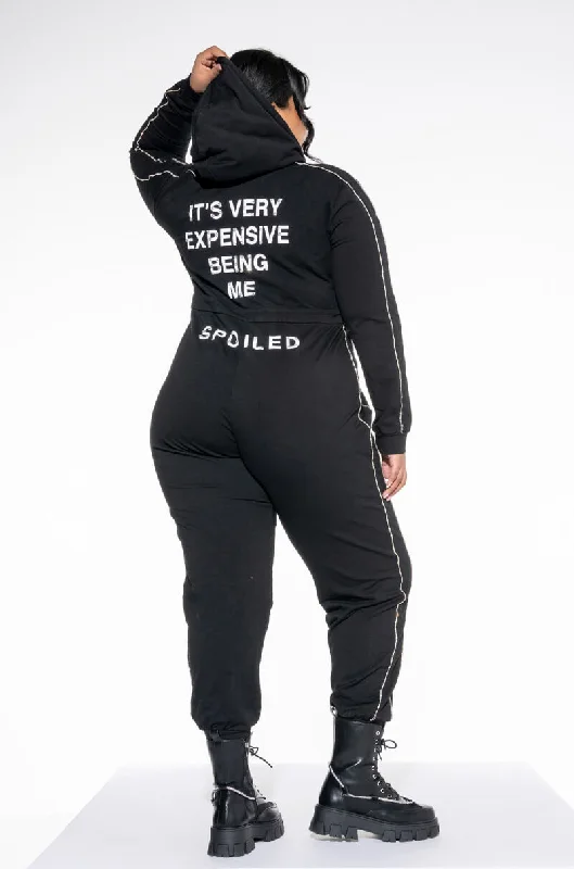 PLUS VERY SPOLILED LONG SLEEVE JUMPSUIT