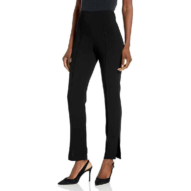 Cinq à Sept Women Brianne Cotton Side Slit Dress Pants Black