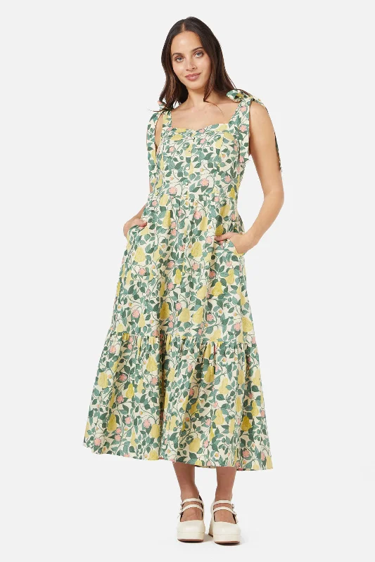 Pear Vine Midi Dress